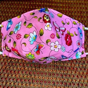 Spring! Beautiful Pink Flower Mask